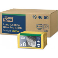 Lupatiņas TORK PREMIUM W8 sistēmai,izmēri: 38 x 30 cm., 40gab./iepak., dzeltenā krāsā