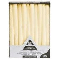 Galda sveces D 2,2cmx25cm, šampanieša krāsa, 50 gab.