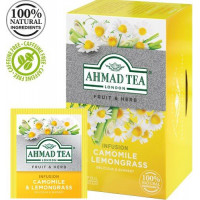 Tēja AHMAD Alu CAMOMILE & LEMONGRASS, 20 maisiņi x 1.5 g paciņā ( Gab. x 2 )