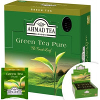 Zaļā tēja AHMAD Alu GREEN PURE, 100 maisiņi paciņā