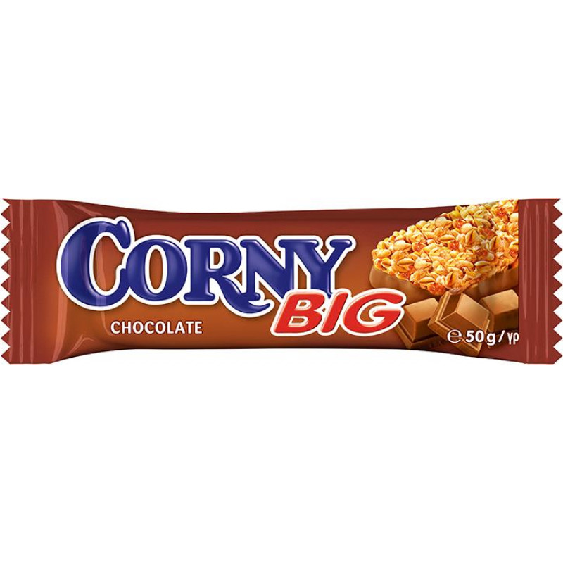Musli batoniņš CORNY BIG, piena šokolādes, 50 g ( Gab. x 5 )