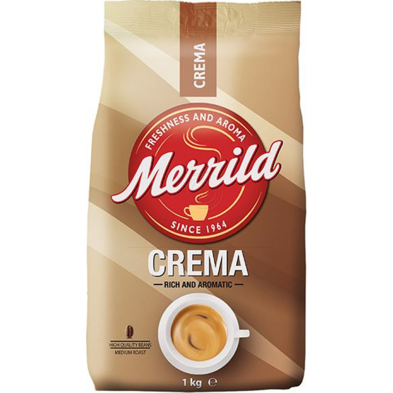Kafijas pupiņas MERRILD Crema, 1 kg