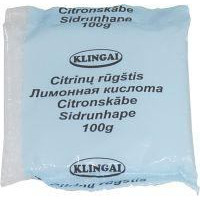 Citronskābe KLINGAI, 100g ( Iepak. x 3 )