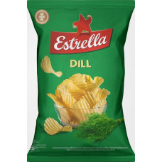 Čipsi Estrella ar aromātiskām dillēm 130g ( Iepak. x 2 )