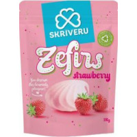 SKRĪVERU zefīrs ar zemeņu  garšu 170g ( Iepak. x 2 )