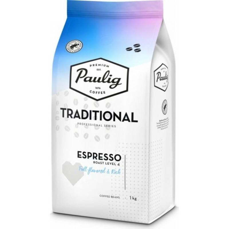 Paulig Pro Kafijas pupiņas PAULIG Traditional Espresso, 1kg RA
