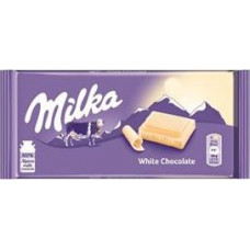 MILKA Baltā šokolāde, 100g