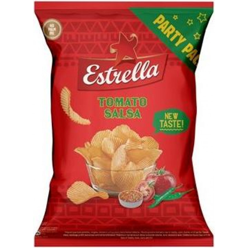 Čipši Estrella ar Pikanto tomātu garšu 180g