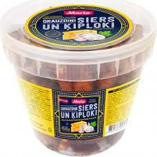 Grauzdiņi siers un ķiploki, spainītis, 450g