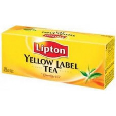 Melnā tēja LIPTON Yellow Label Express, papīra maisiņos, 2gx25gab ( Gab. x 2 )