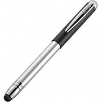 Pildspalva-zīmogs COLOP Alu Magnet Touch metālisks melns korpuss, melns spilventiņš, melna tinte