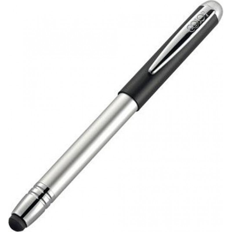 Pildspalva-zīmogs COLOP Alu Magnet Touch metālisks melns korpuss, melns spilventiņš, melna tinte