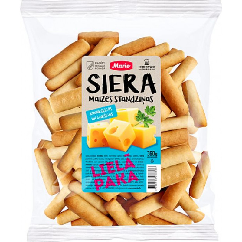 Maizes siera standziņas MARIO, 360g ( Gab. x 2 )