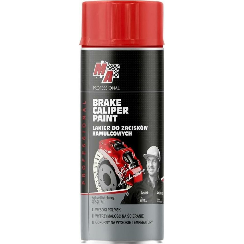 Moje Auto Professional bremžu suporta krāsa, aerosolā, sarkana, 400ml