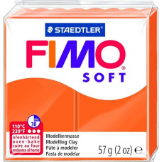Cietējoša modelēšanas masa FIMO SOFT, 57 g, oranžā krāsa ( Gab. x 2 )