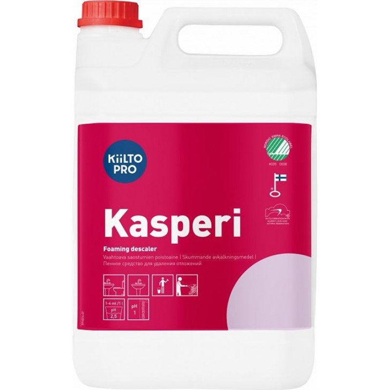 Kiilto Kasperi, Sanitāro telpu tīrīšanas koncentrāts rūsas noņemšanai, 5l