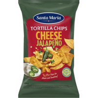 Kukurūzas čipsi ar siera un halapenjo garšu 185g, Santa Maria