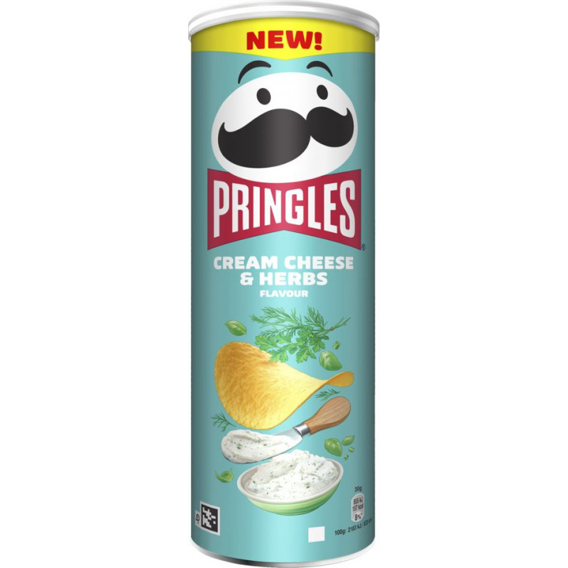 PRINGLES Cream Cheese & Herbs 165g
