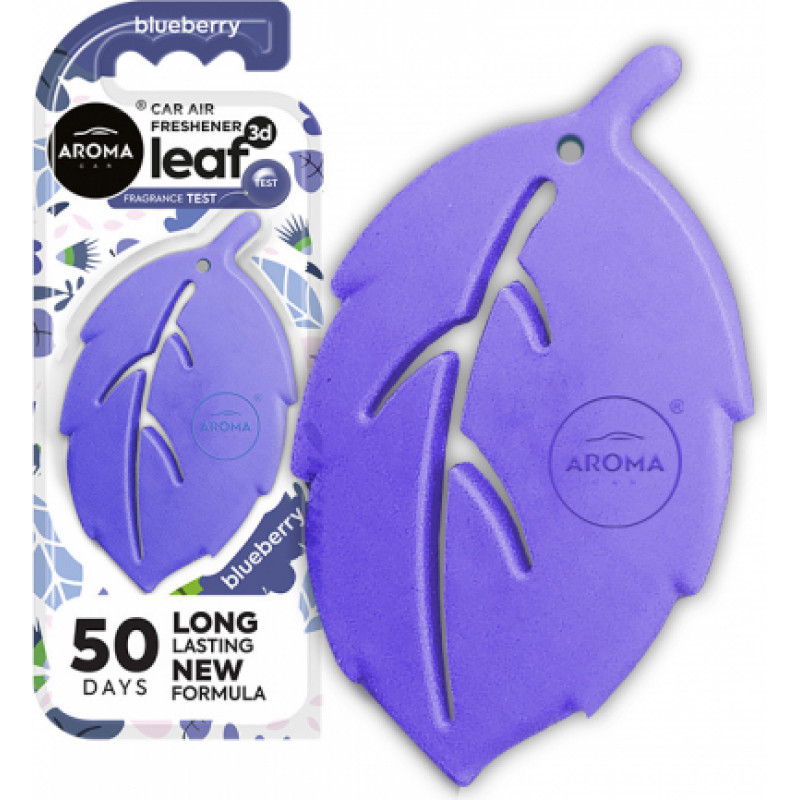 Aroma Car gaisa atsv. Leaf 3D Blueberry
