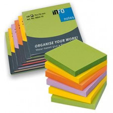 Līmlapiņas INFO 75x75 Spring asorti 6gab x 100lap