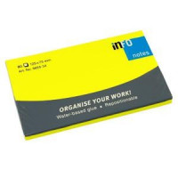 3M Līmlapiņas 125x75mm NEON dzeltenas INFO