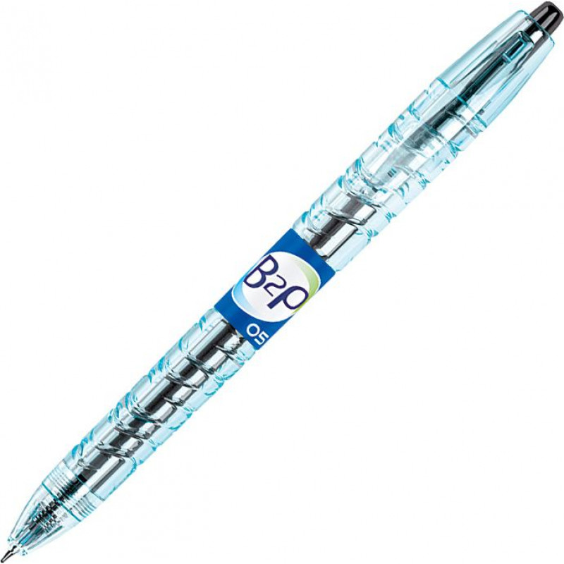 Gela pildspalva PILOT B2P 0.5mm melna tinte