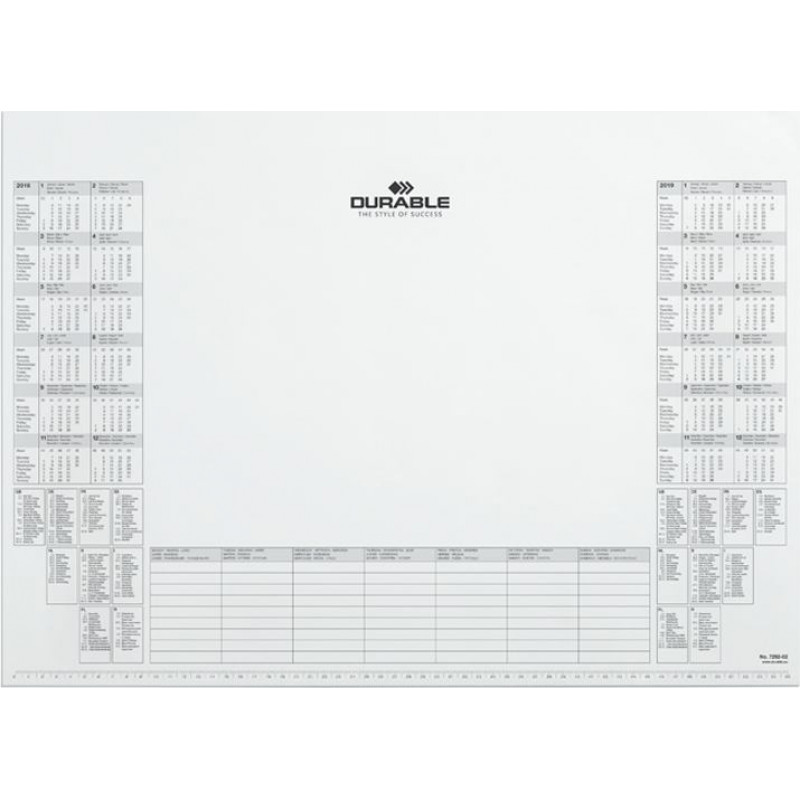 Galda segums (papīra ieliktnis) DURABLE 57 x 40.5 cm