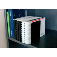 Grāmatu paliktnis Alco, 125x140x145 mm, melns ( Gab. x 2 )