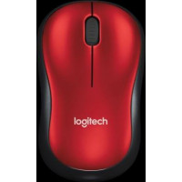 Bezvadu pele LOGITECH M185 (910-002240), sarkana