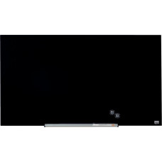 Magnētiska stikla tāfele NOBO DIAMOND 45', 99 x 56 cm, melnā krāsā