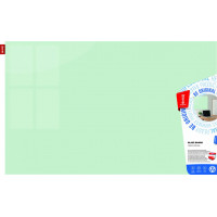 Magnētiskā stikla tāfele MEMOBE, 150x100 cm, balta