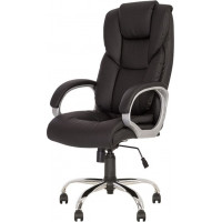 Krēsls NOWY STYL MORFEO Tilt CHR68, melns ECO 30