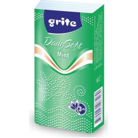 Kabatlakatiņi GRITE Perlum Mint, 3 sl.,1 paciņa, baltā krāsā ( Gab. x 10 )