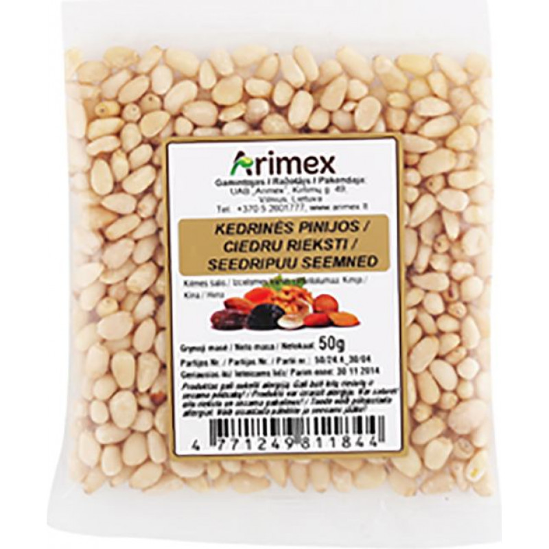 Ciedru rieksti ARIMEX, 500 g