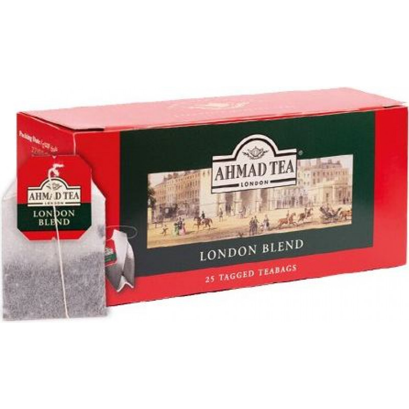 Melnā tēja AHMAD CLASSIC BLACK 25 maisiņi x 2 g  paciņā ( Gab. x 2 )