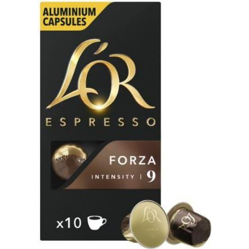 Kafijas kapsulas LOR Forza, 10x5,2g ( Gab. x 4 )