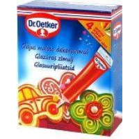 Deserta dekoratīvie glazūras zīmuļi Dr.Oetker, 76g