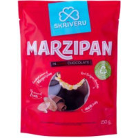 SKRĪVERU marcipāns tumšajā šokolādē, 150 g