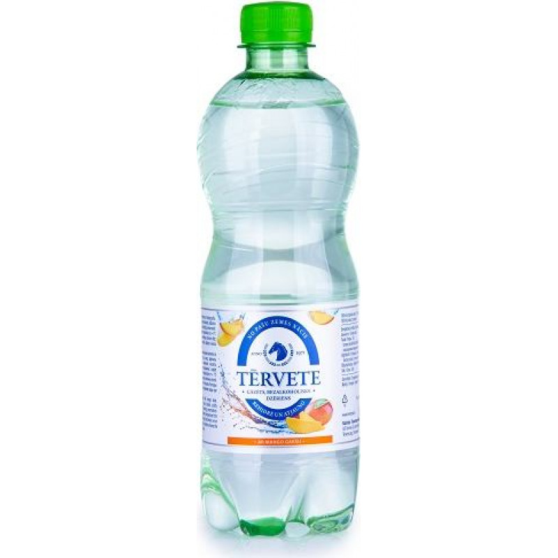 Bezalkoholisks dzēriens TĒRVETE ar mango, gāzēts, 0.5l ( Gab. x 12 )