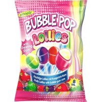 Woogie Karameles ar košļājamo gumiju WOOGIE Bubble Pop, 144g ( Gab. x 5 )