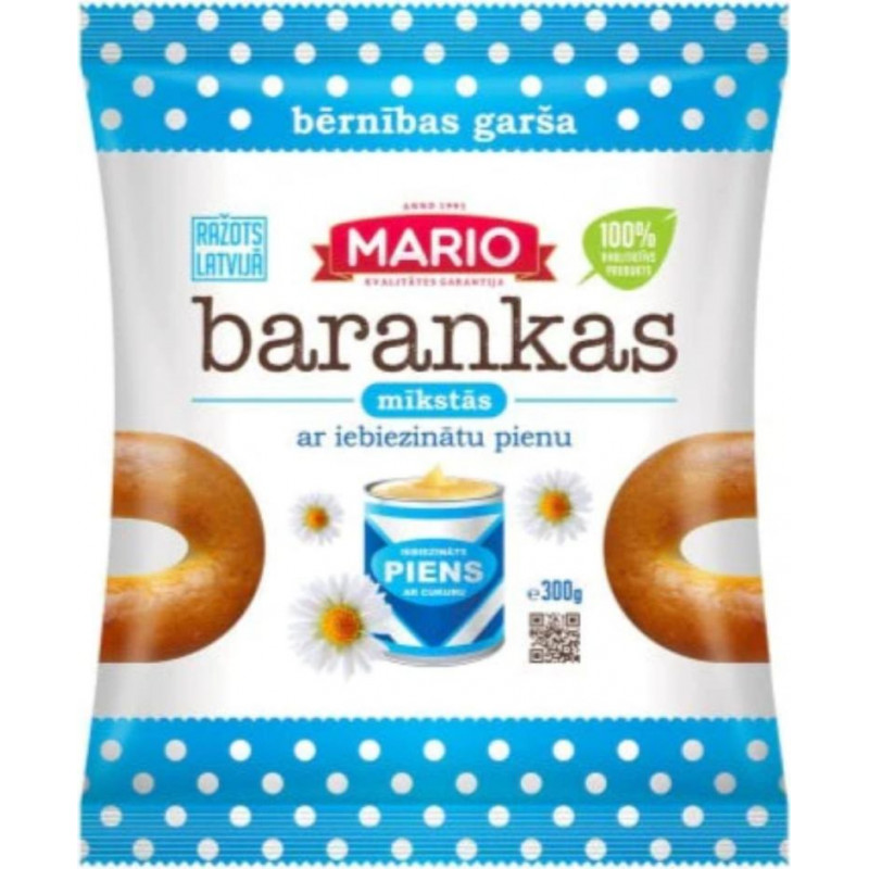 Barankas MARIO, ar iebiezināto pienu, 300g ( Gab. x 2 )