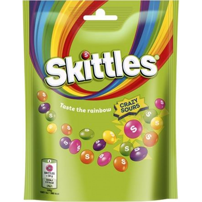 Skittles Crazy Sours 152 g ( Gab. x 2 )