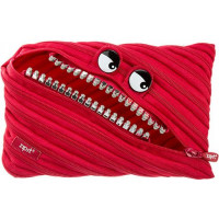 Penālis ZIPIT Grillz Monster Jumbo Pouch, ZTMJ-GR-RI, sarkanā krāsā