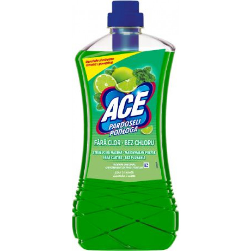 Tīrīšanas līdzeklis grīdām ACE Lime 1L