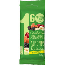 Riekstu un žāvēto ogu maisījums 1GO, 50g ( Gab. x 3 )