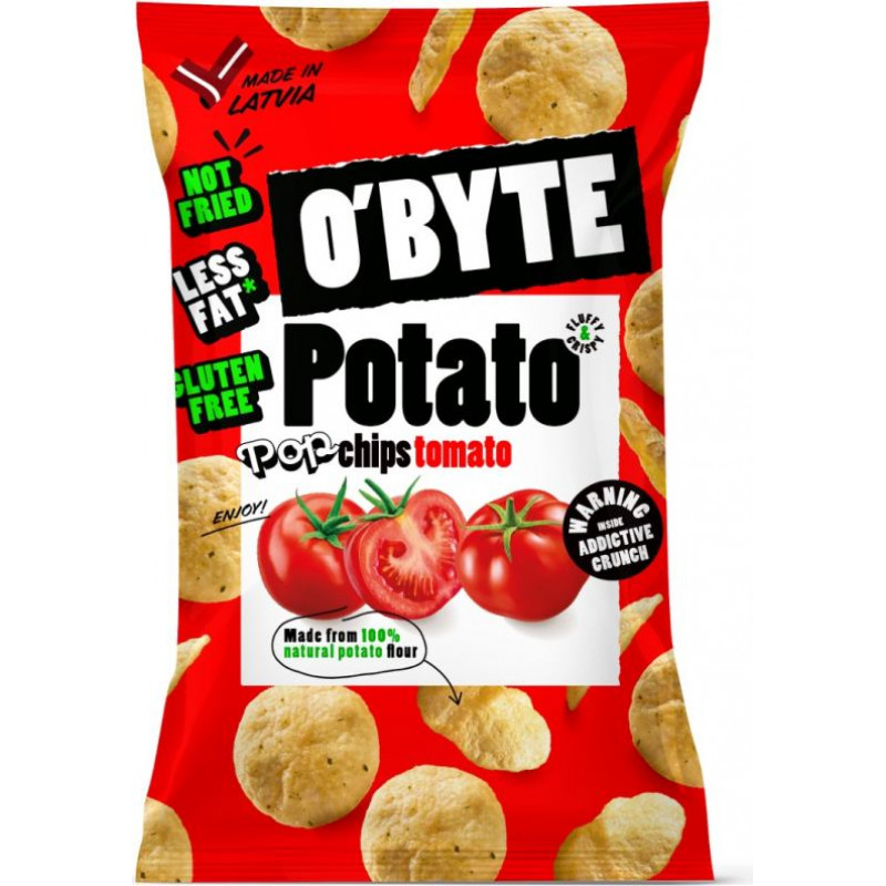 O'byte Kartupeļu čipsi ar tomātu garšu 90g