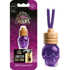 Aroma Car gaisa atsvaidzinātājs, Violet Diamond Girl Skull, pudelīte, 6,5ml