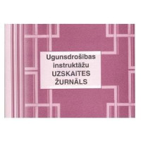 Ugunsdrošības instruktāžu uzskaites žurnāls A5 48lapas