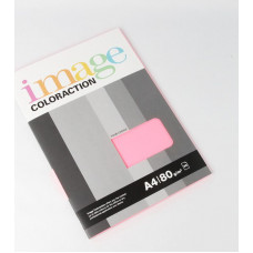 Krāsains papīrs IMAGE COLORACTION, A4, 80 gsm, 50 loksnes, MALIBU / NEON PINK