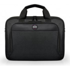 Soma portatīvajam datoram PORT HANOI II Clamshel, 15,6', melnā krāsa